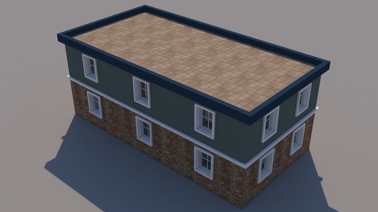 House for Video Games 3D model_4