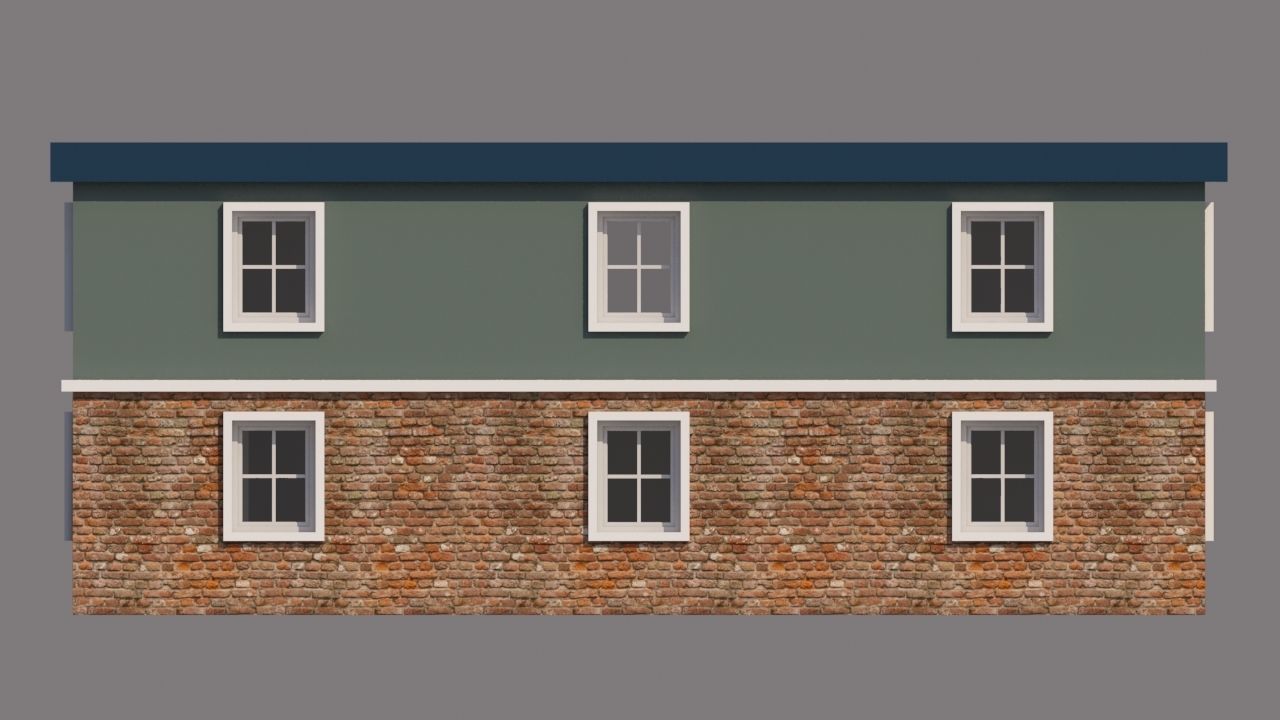 House for Video Games 3D model_9