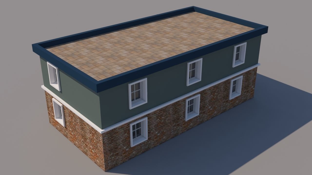 House for Video Games 3D model_3