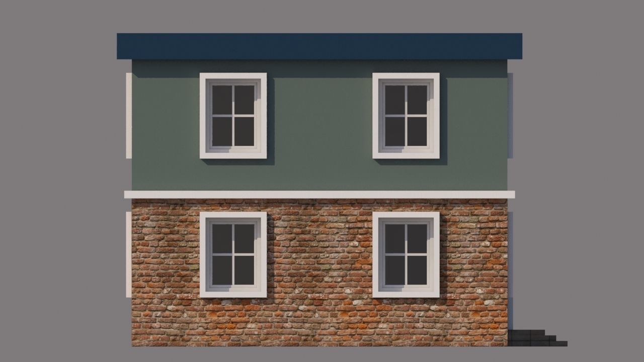 House for Video Games 3D model_10