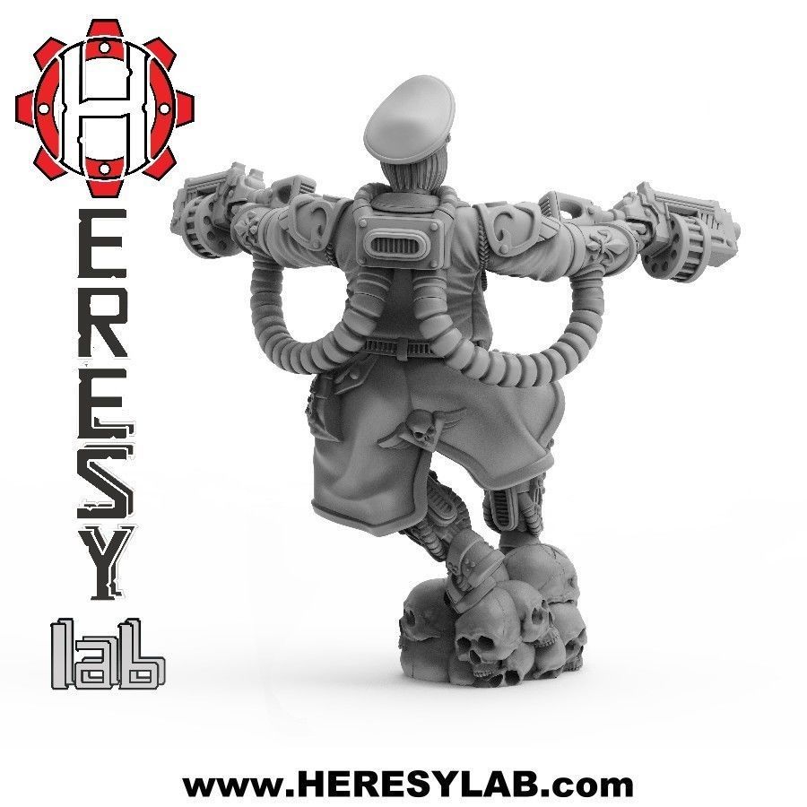 Commissar Gurthen Lena  3D print model_1