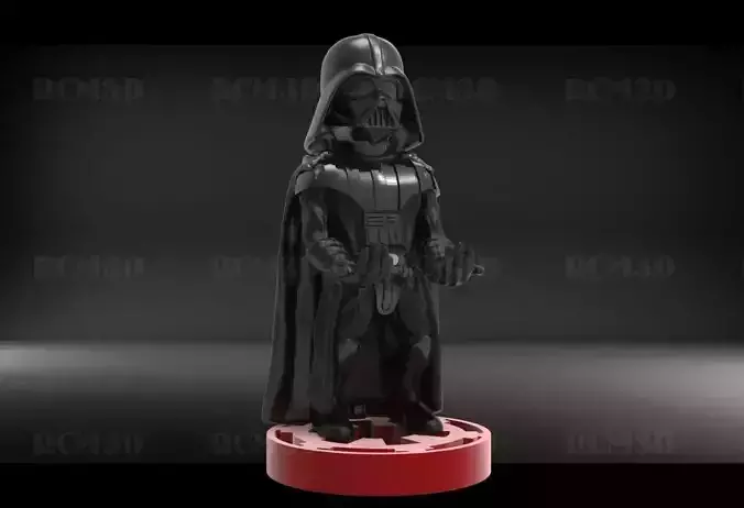 Darth Vader cellphone and joystick holder 3D print model