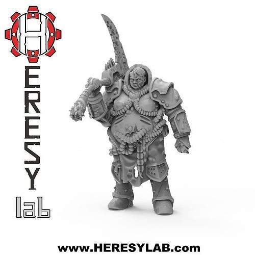 Lady of Decay 3D print model