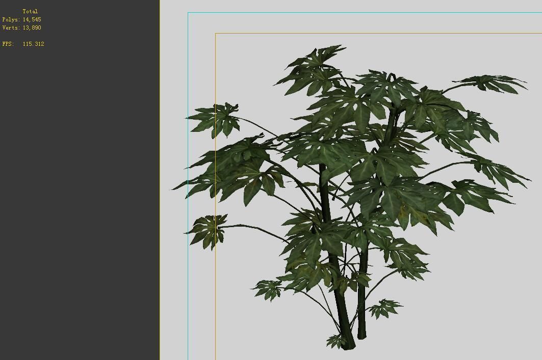 Game Models - Forest - Shrubs 03 3D model_2