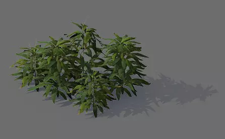 Game Model - Forest - Shrubs 04 3D model_0