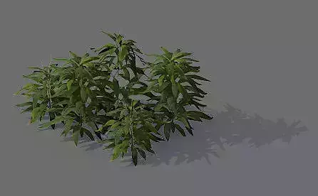Game Model - Forest - Shrubs 04