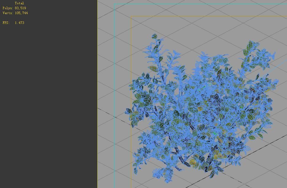 Game Models - Forest - Shrubs 05 3D model_2