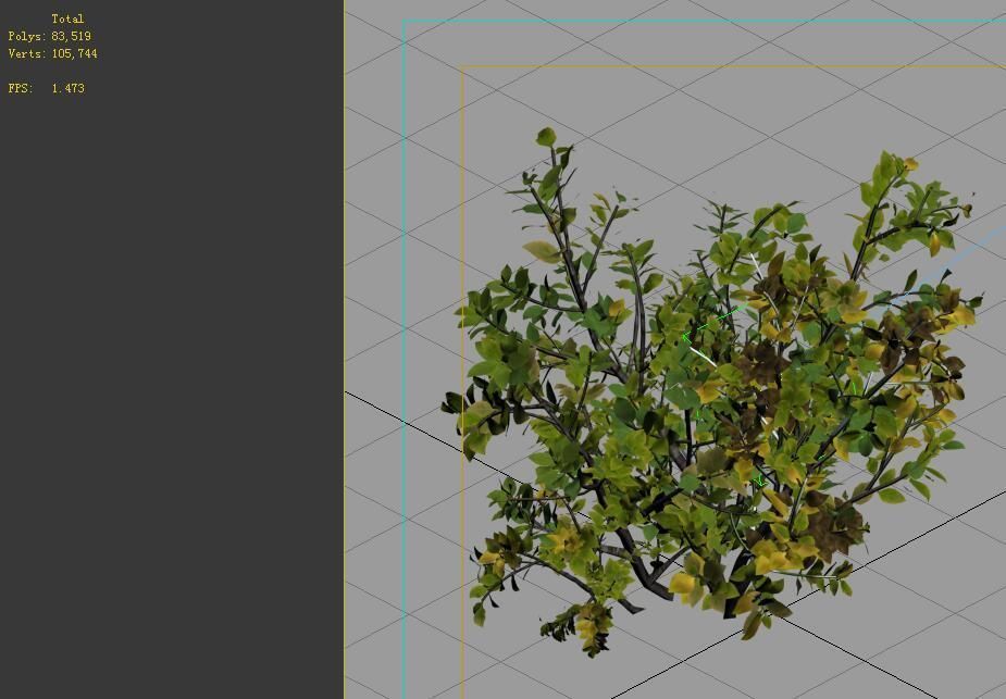 Game Models - Forest - Shrubs 05 3D model_1