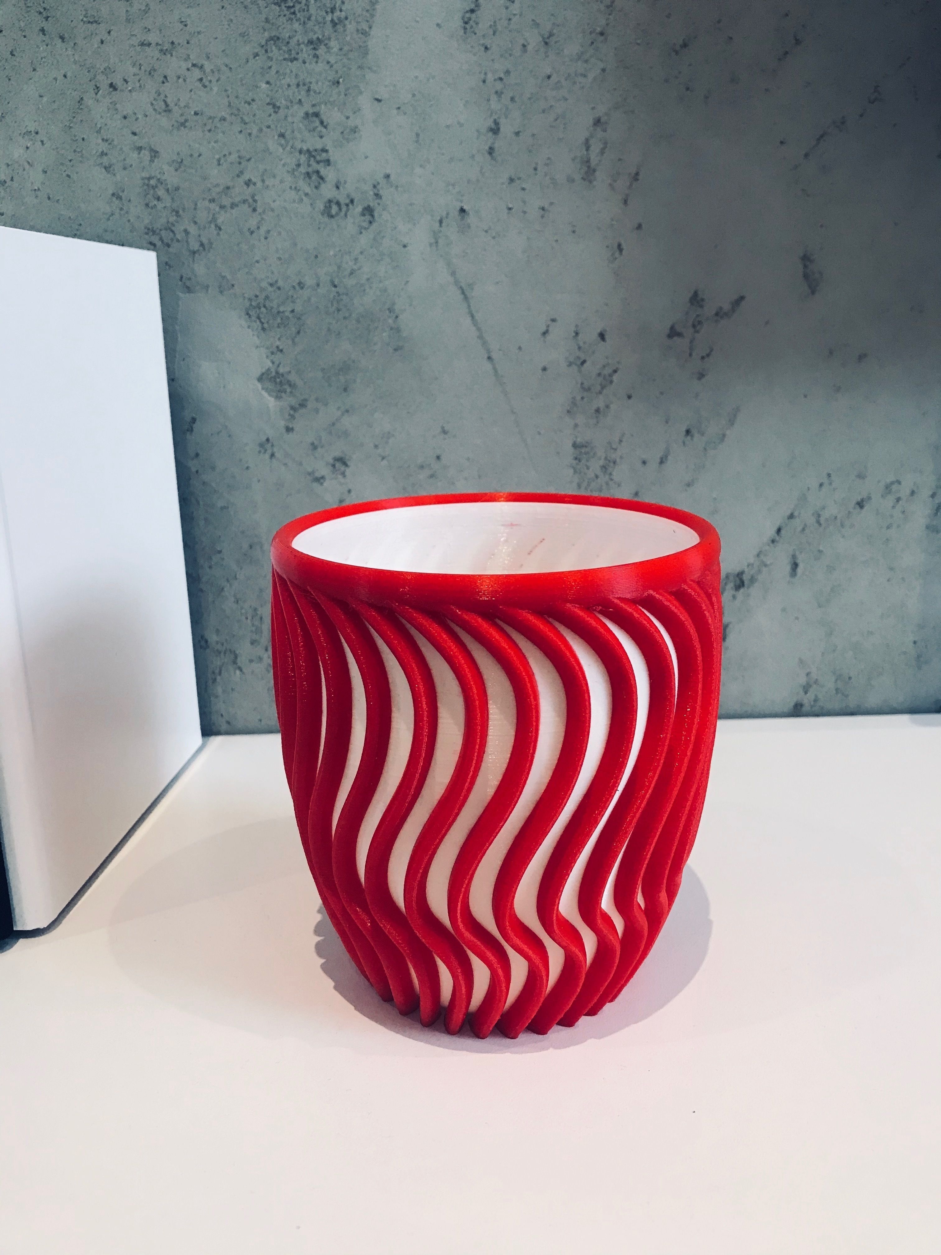 Flower pot 3D print model_10