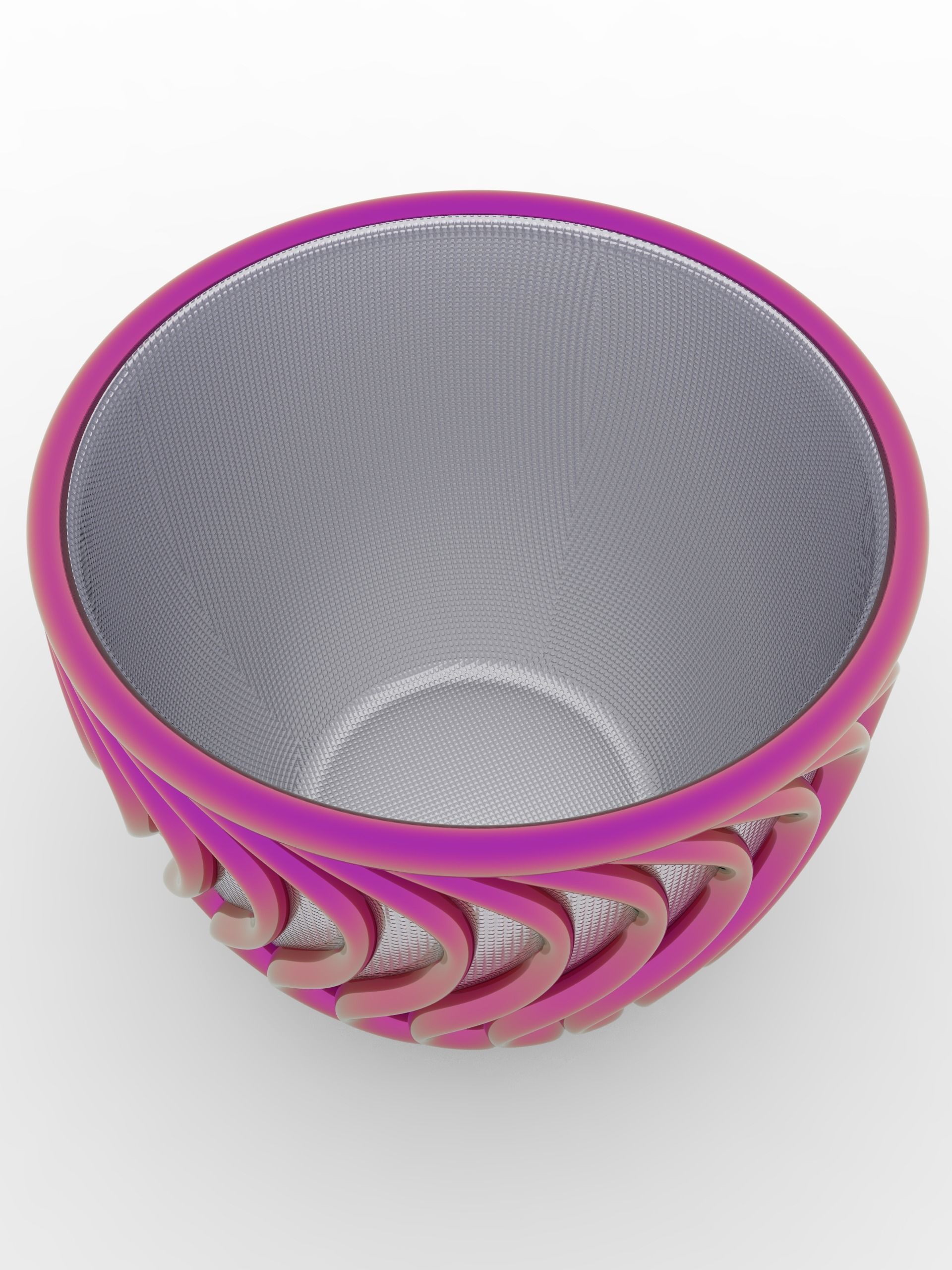 Flower pot 3D print model_2