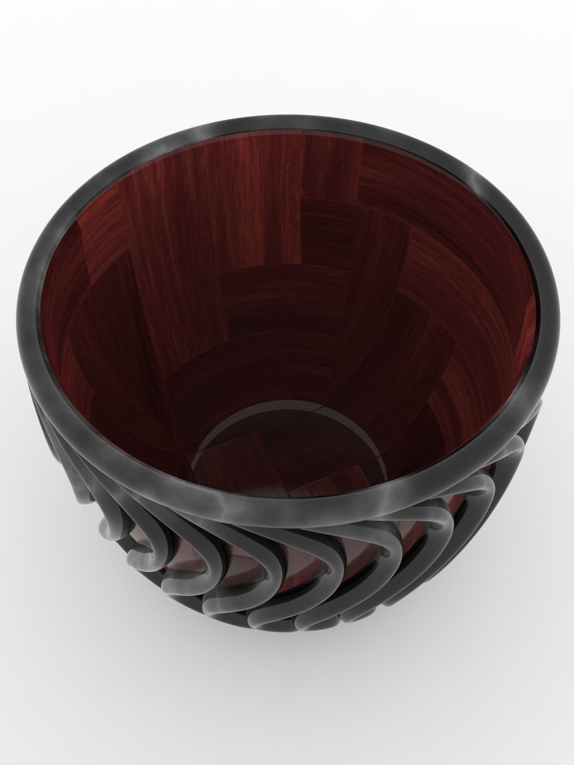 Flower pot 3D print model_6