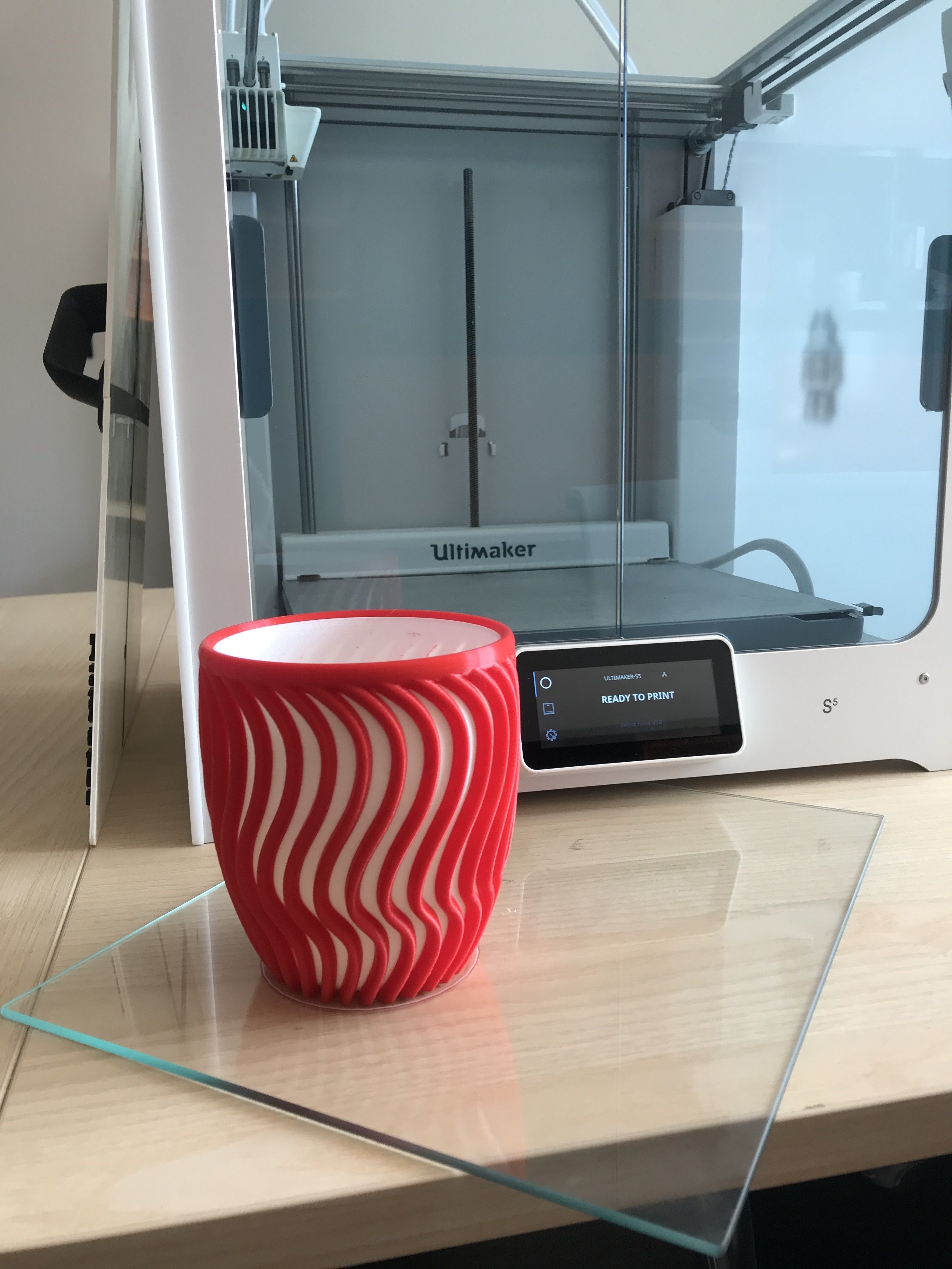 Flower pot 3D print model_8