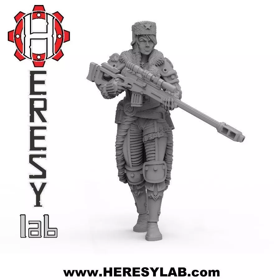 Victoria Vasilev Sniper 3D print model_0
