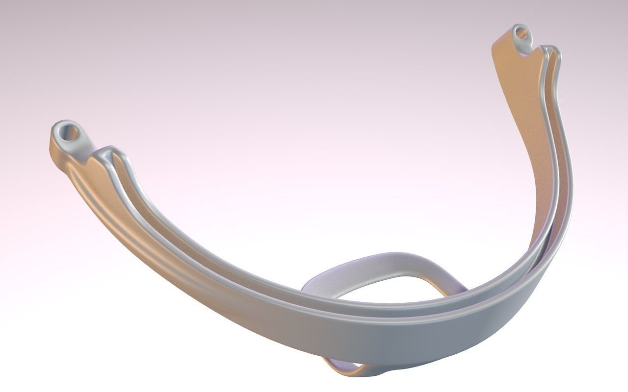 Protective mask 3D print model_9