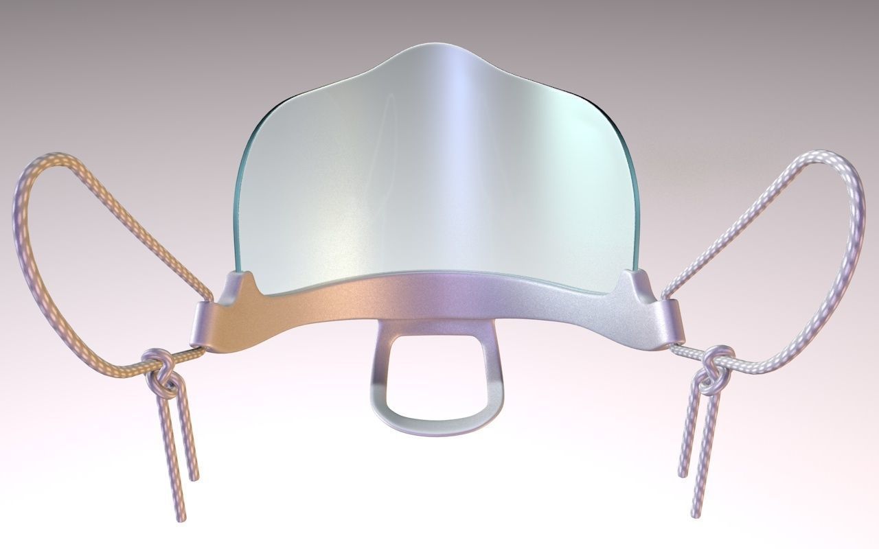 Protective mask 3D print model_7