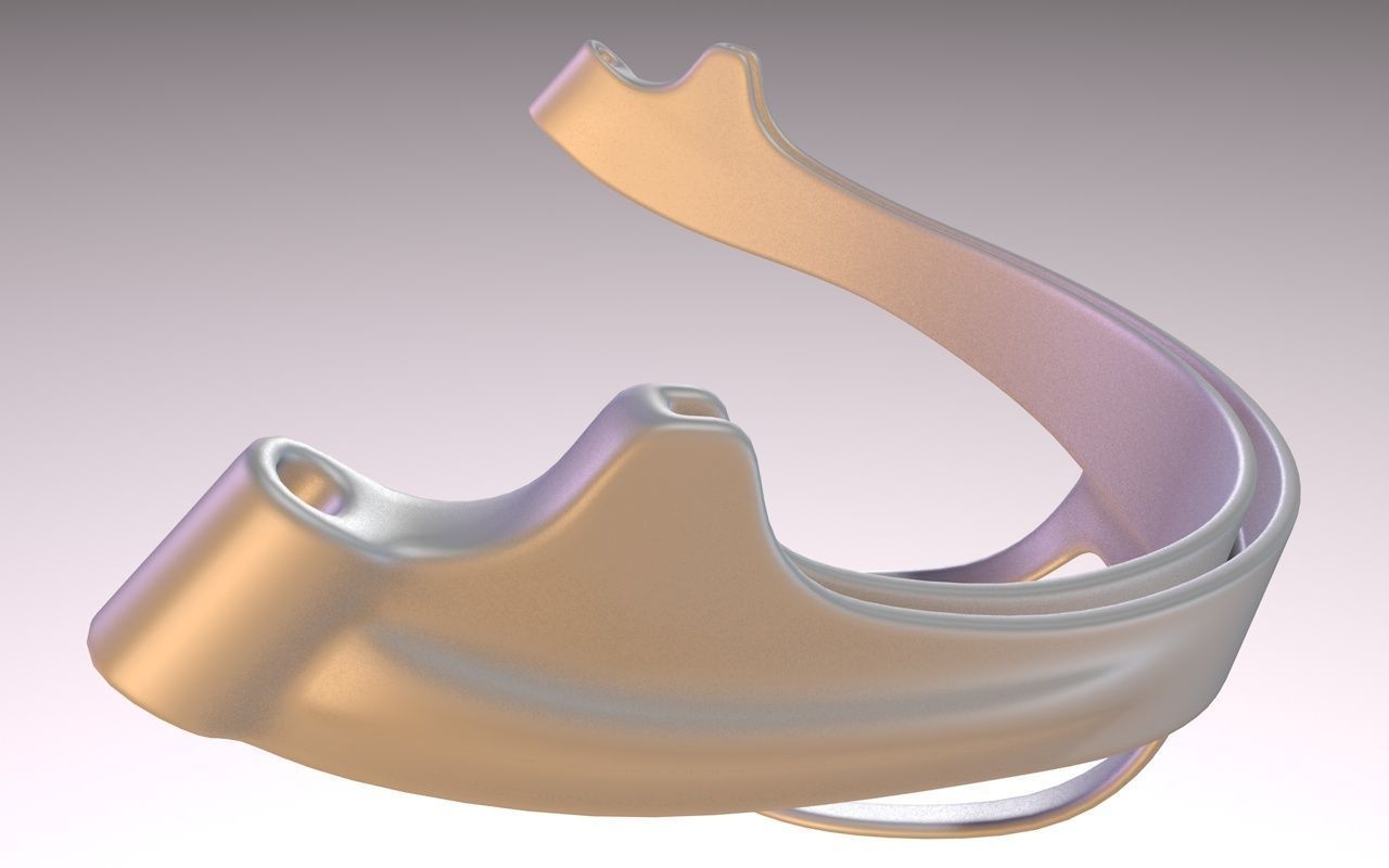 Protective mask 3D print model_11