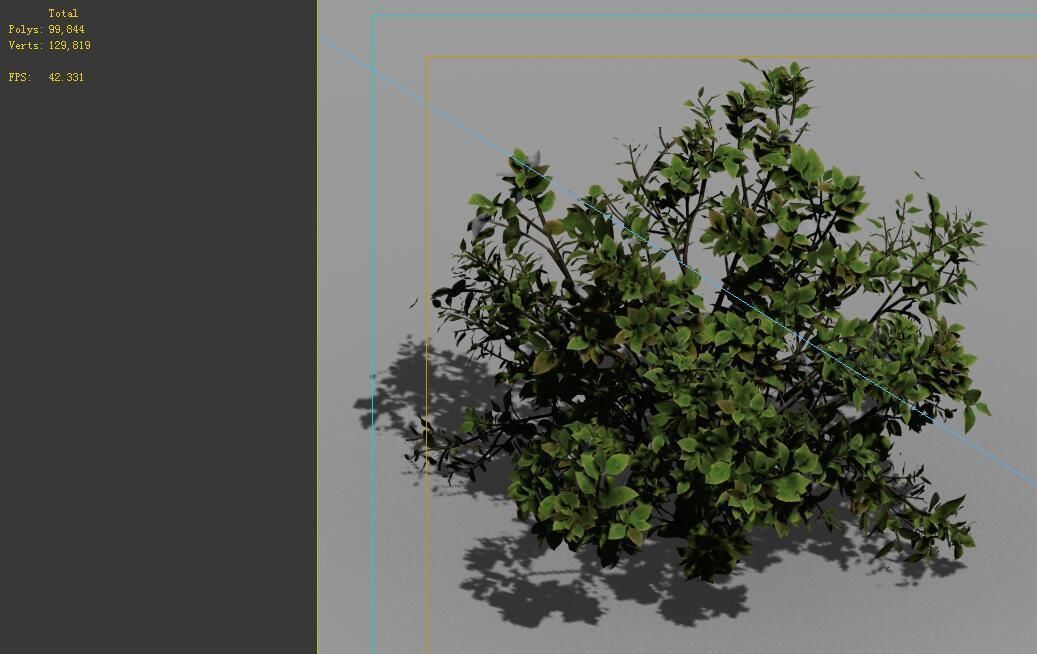 Game Model - Forest - Shrub 13 3D model_1