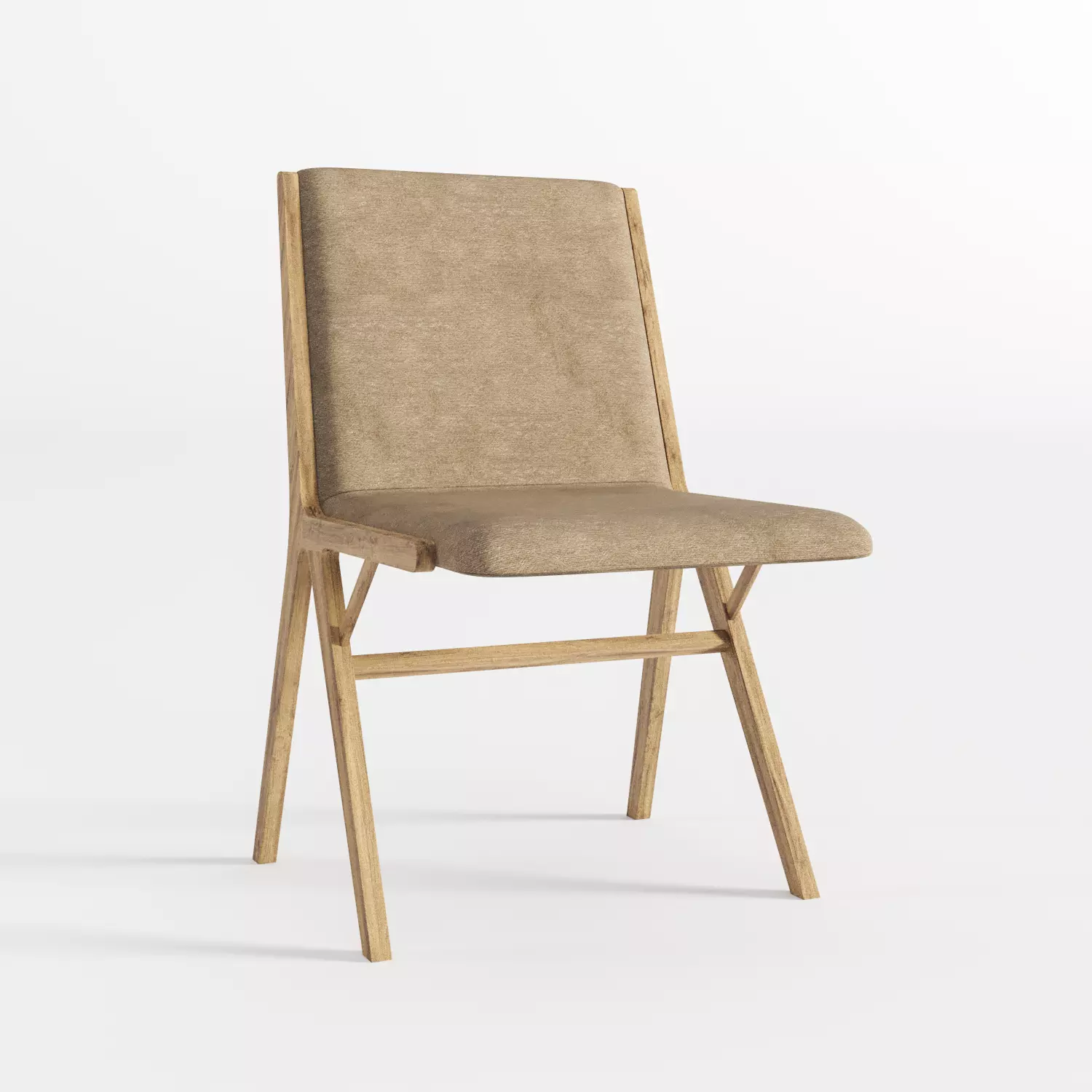 Bridge Dining chair 3D model_0