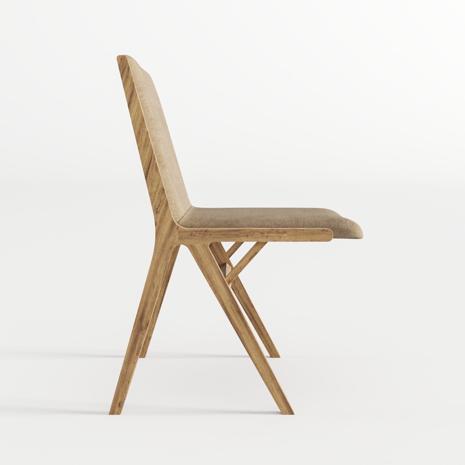 Bridge Dining chair 3D model_2