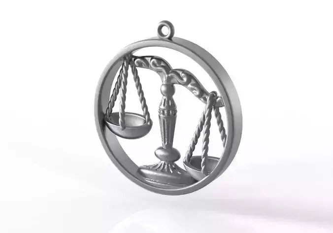 Libra in round 3D print model