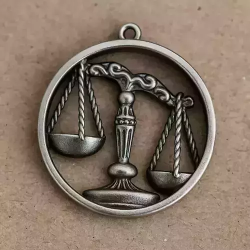 Libra in round 3D print model