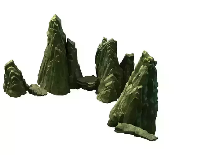 Game Model - Forest - Stone 04