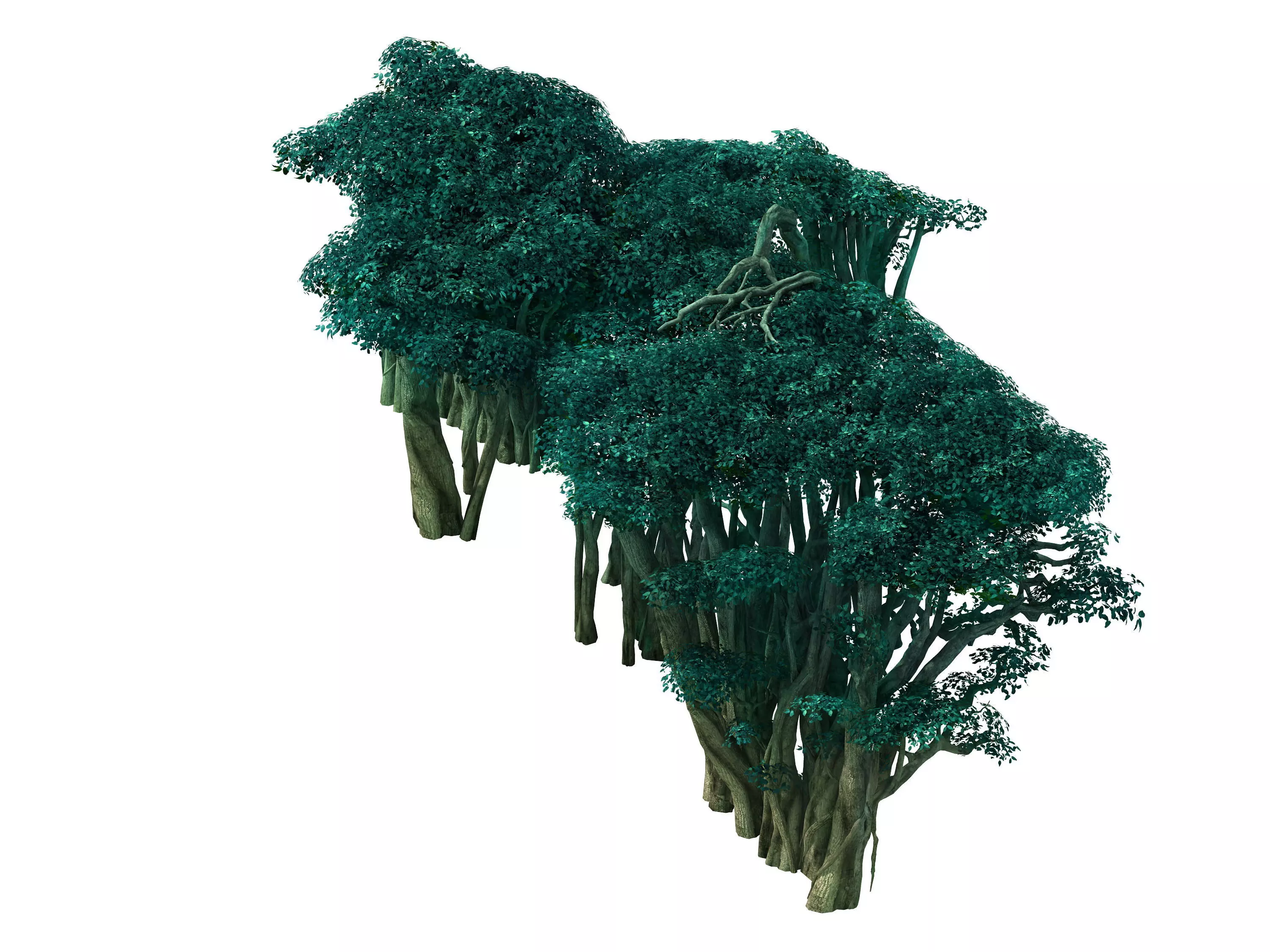 Game Model - Forest - Tree 03 3D model_0
