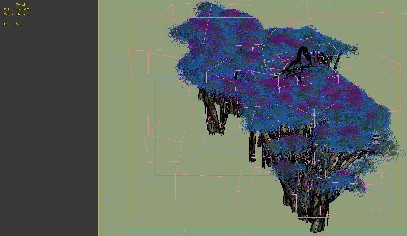 Game Model - Forest - Tree 03 3D model_1