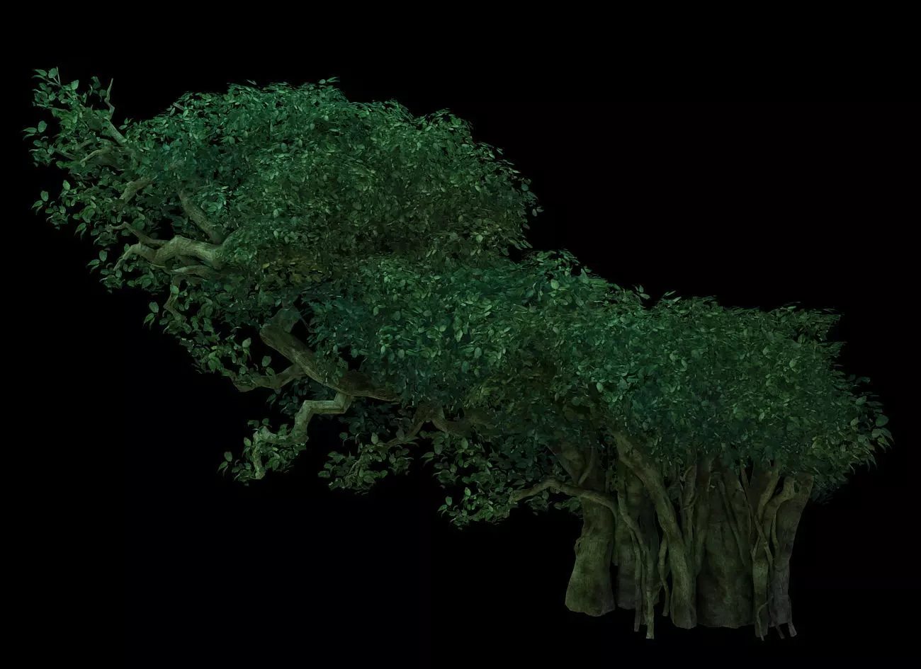Game Model - Forest - Tree 05 3D model_0