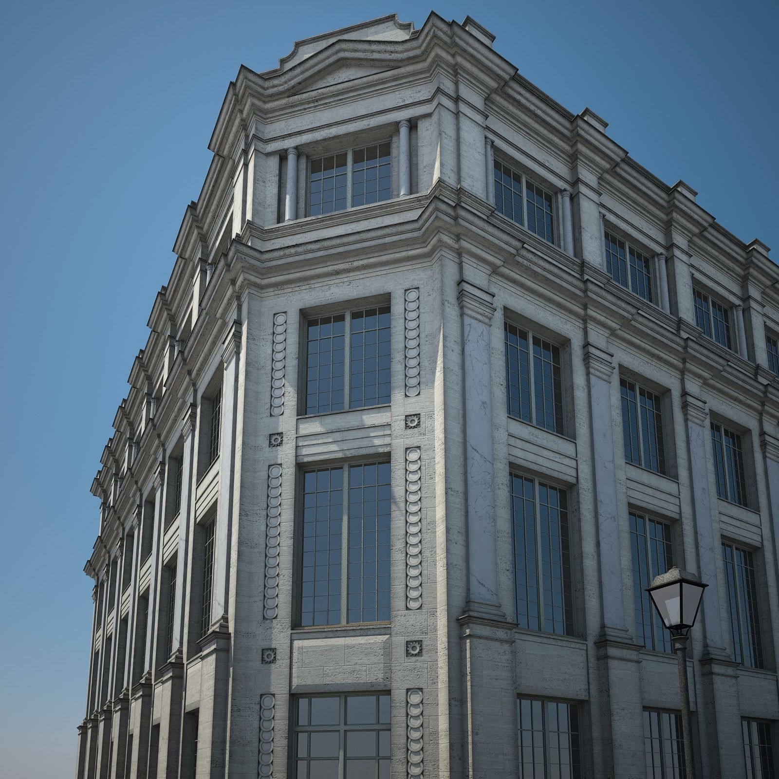 Apartment Building 09 3D model_3