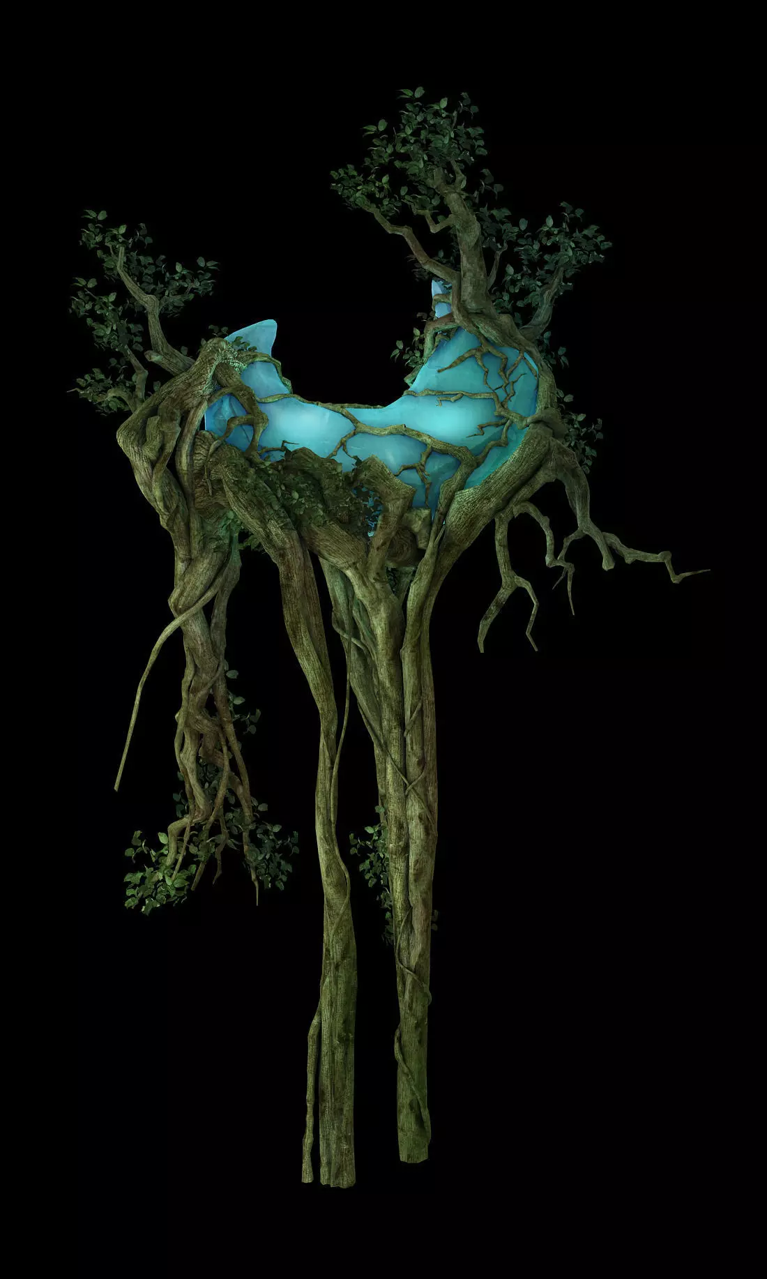 Game Model - Forest - Tree 06 3D model