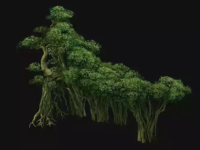 Game Model - Forest - Tree 10 3D model