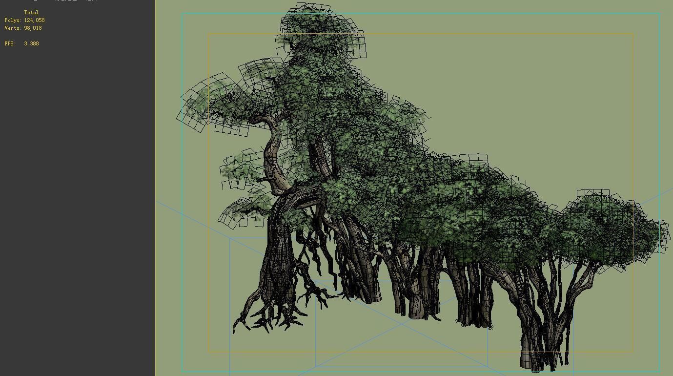 Game Model - Forest - Tree 10 3D model_1