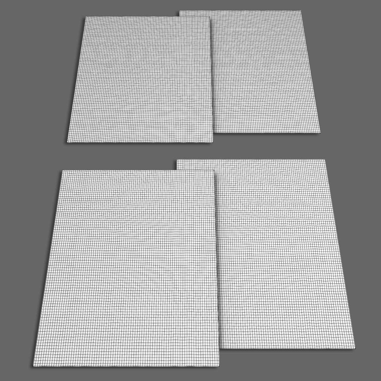 Carpets Set 002 - Colorful 3D model_3