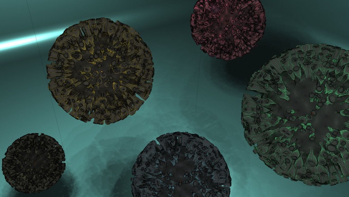 Corona Virus 3D model_1