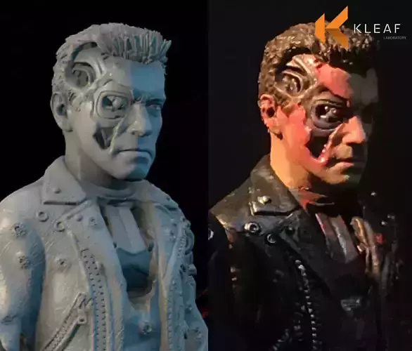 Terminator damage 3D print model 3D print model