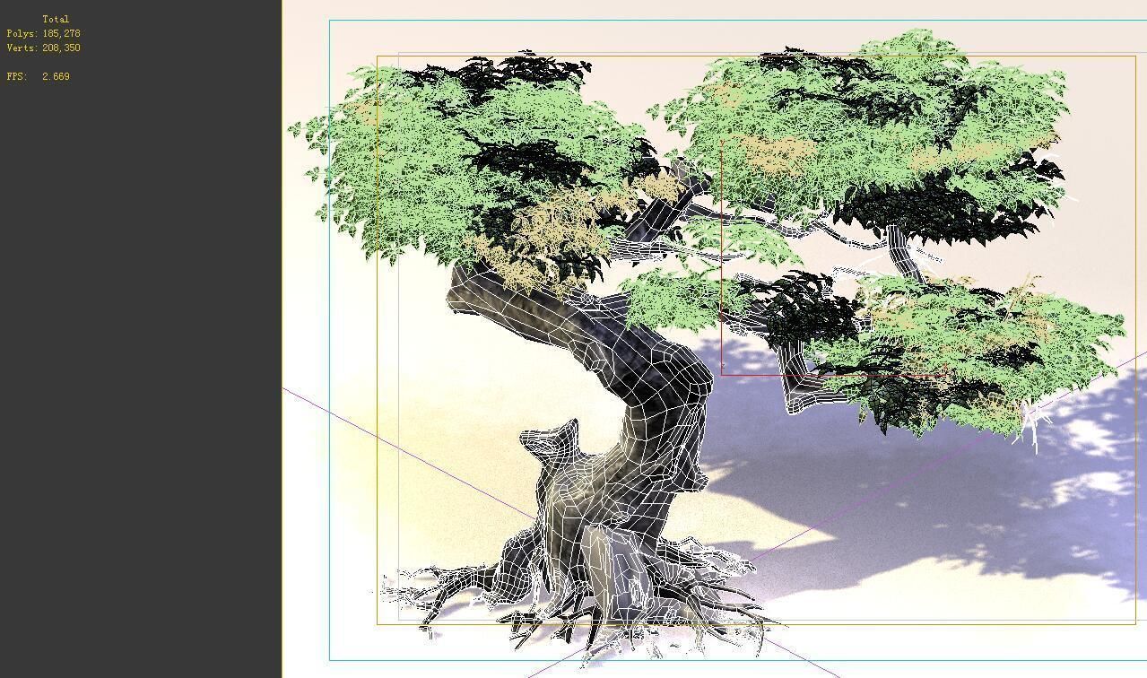 Game Model - Forest - Trees 12 3D model_2