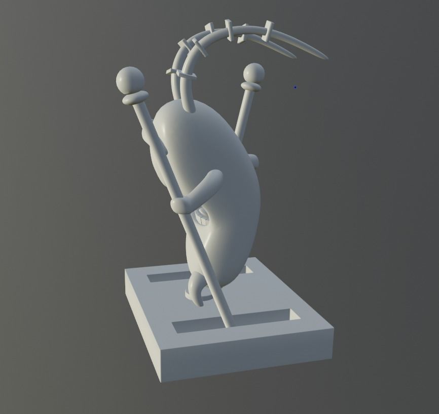 Plankton from SpongeBob 3d printer model 3D print model_14