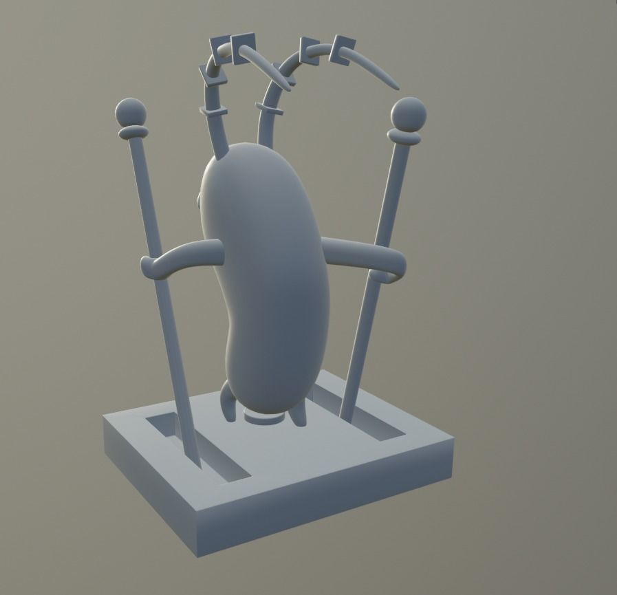 Plankton from SpongeBob 3d printer model 3D print model_17