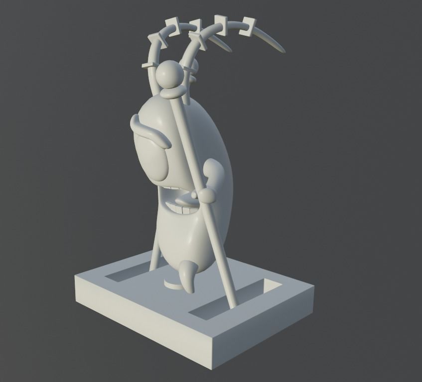 Plankton from SpongeBob 3d printer model 3D print model_12