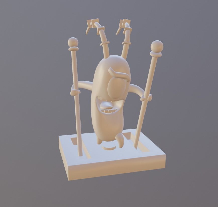 Plankton from SpongeBob 3d printer model 3D print model_7