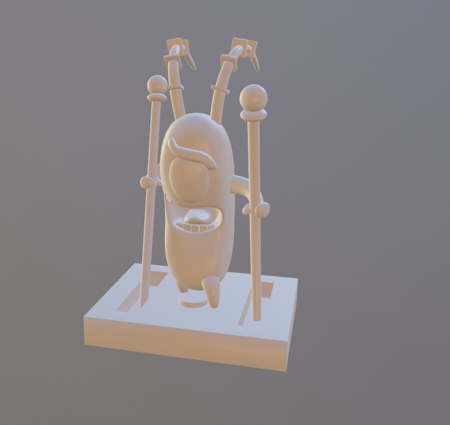 Plankton from SpongeBob 3d printer model 3D print model_9