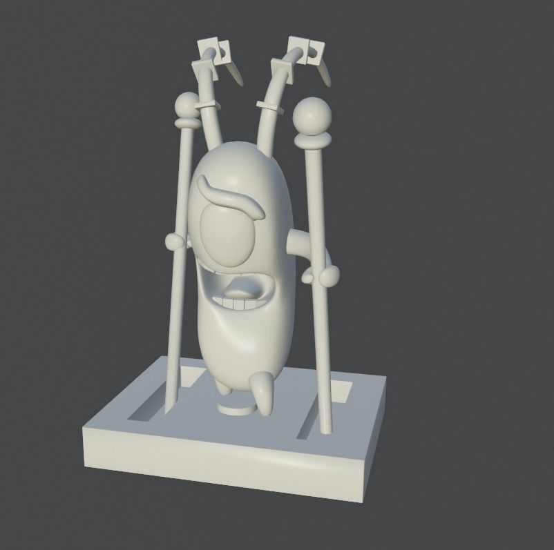 Plankton from SpongeBob 3d printer model 3D print model_10