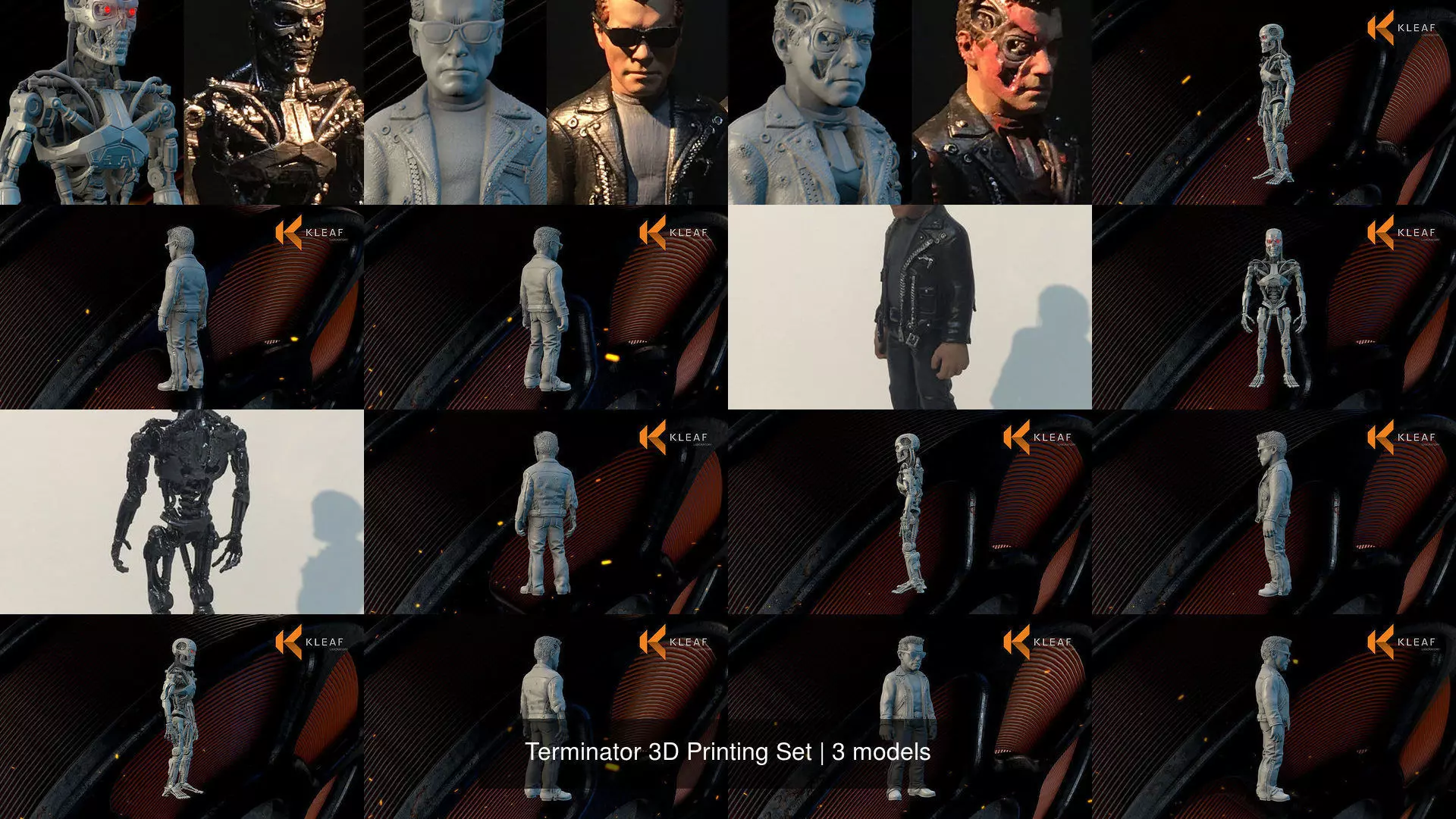 Terminator 3D Printing Set 3D Model Collection_2