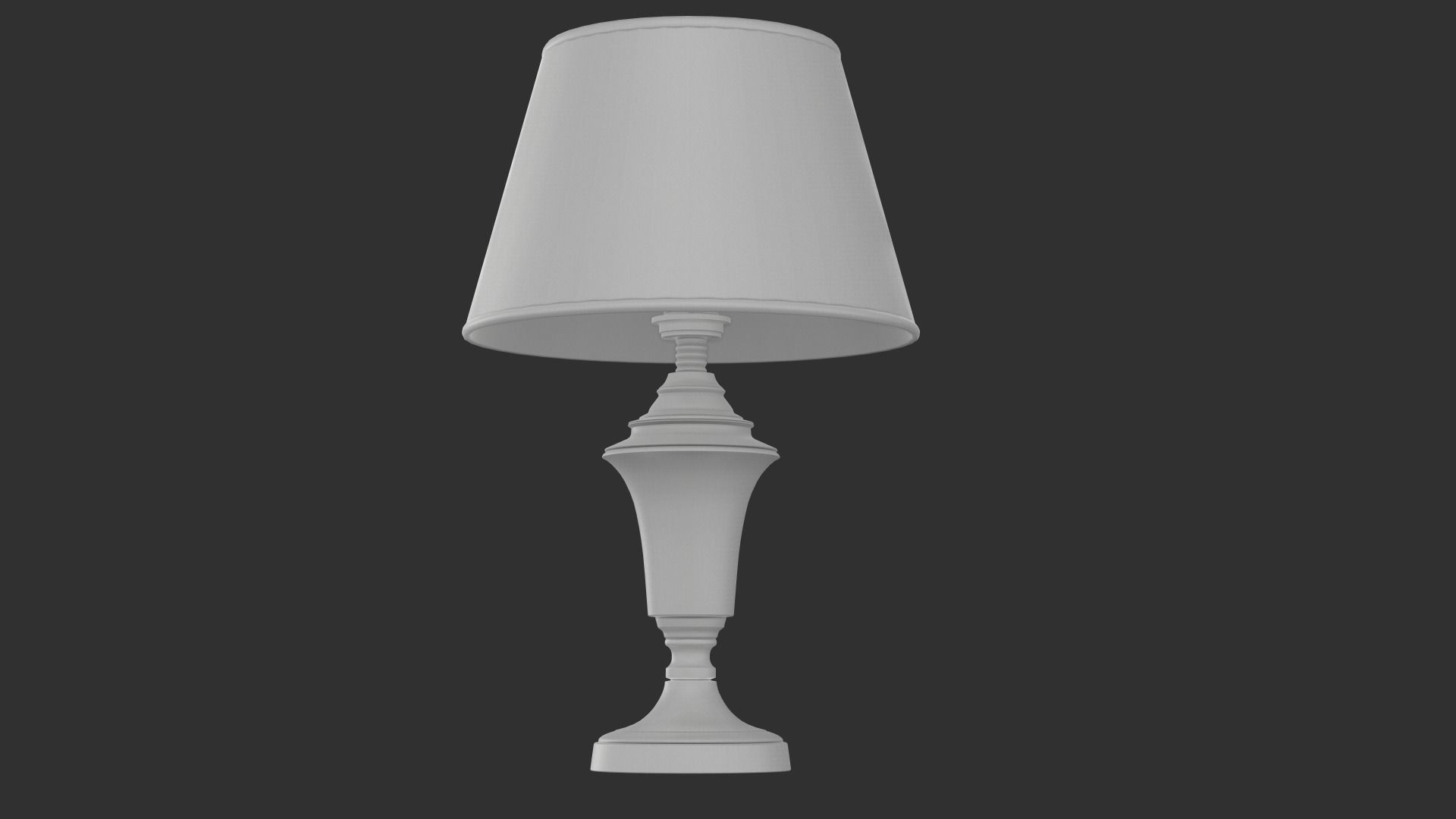 Brass Lamp Shade Low-poly 3D model_11