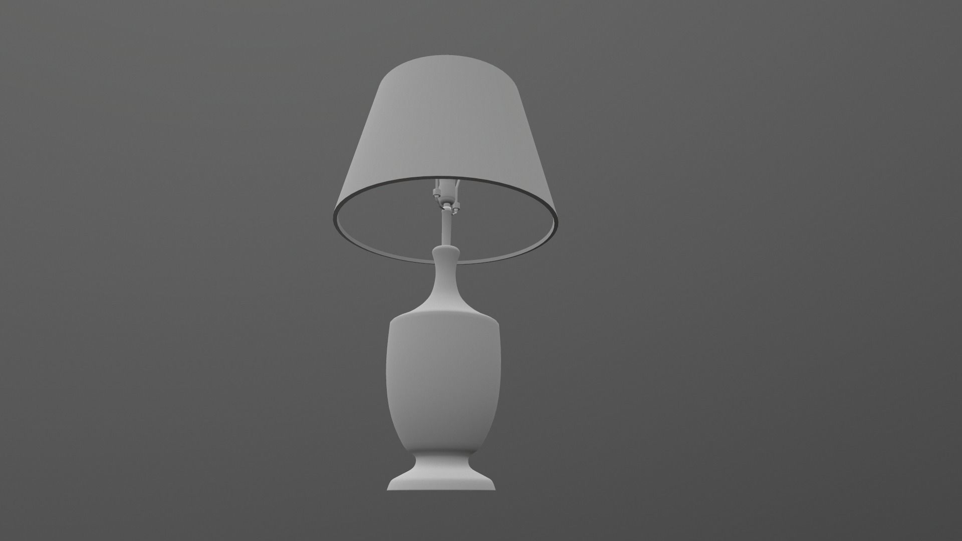 Brass Lamp Shade Low-poly 3D model_16