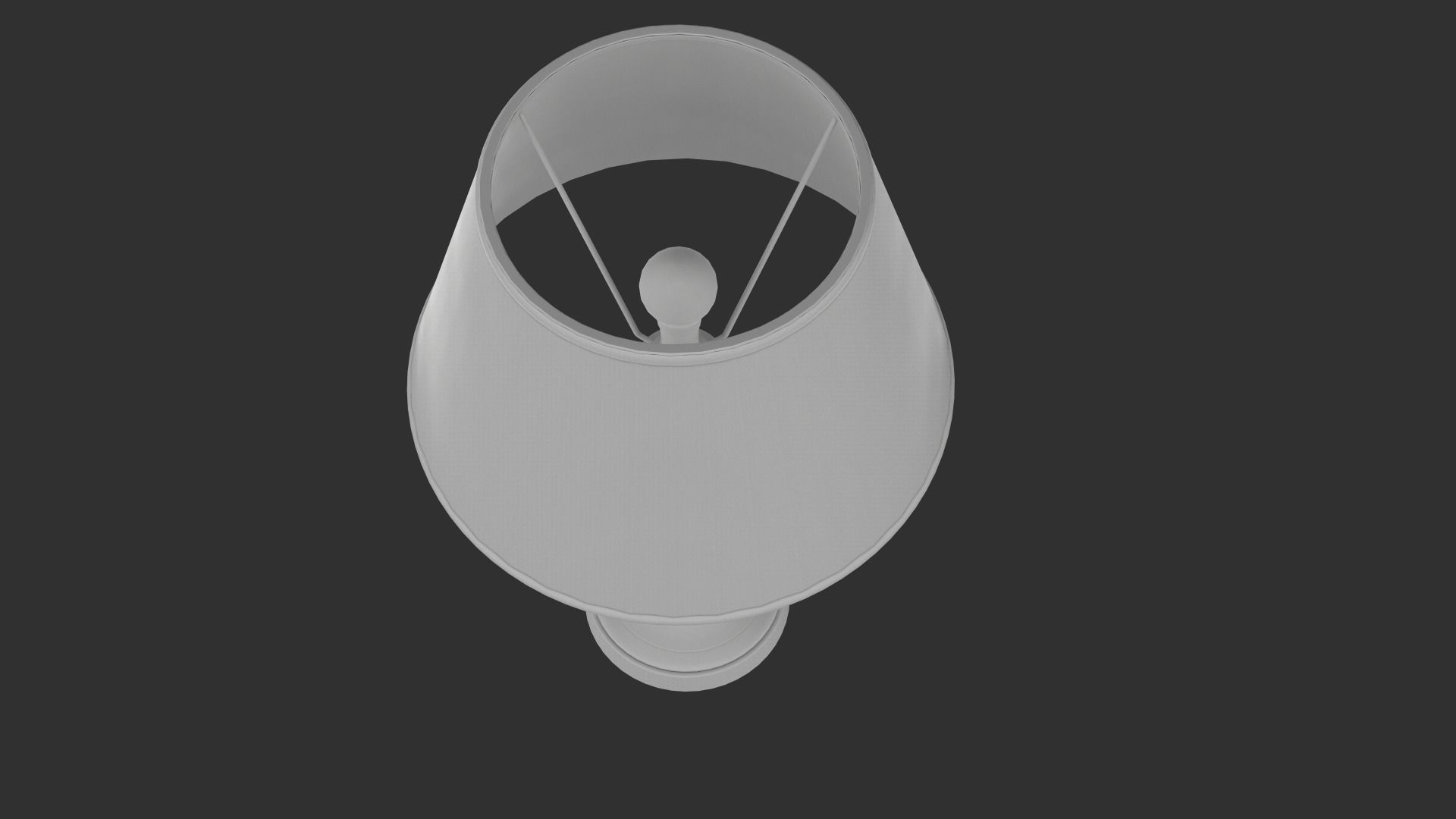 Brass Lamp Shade Low-poly 3D model_13