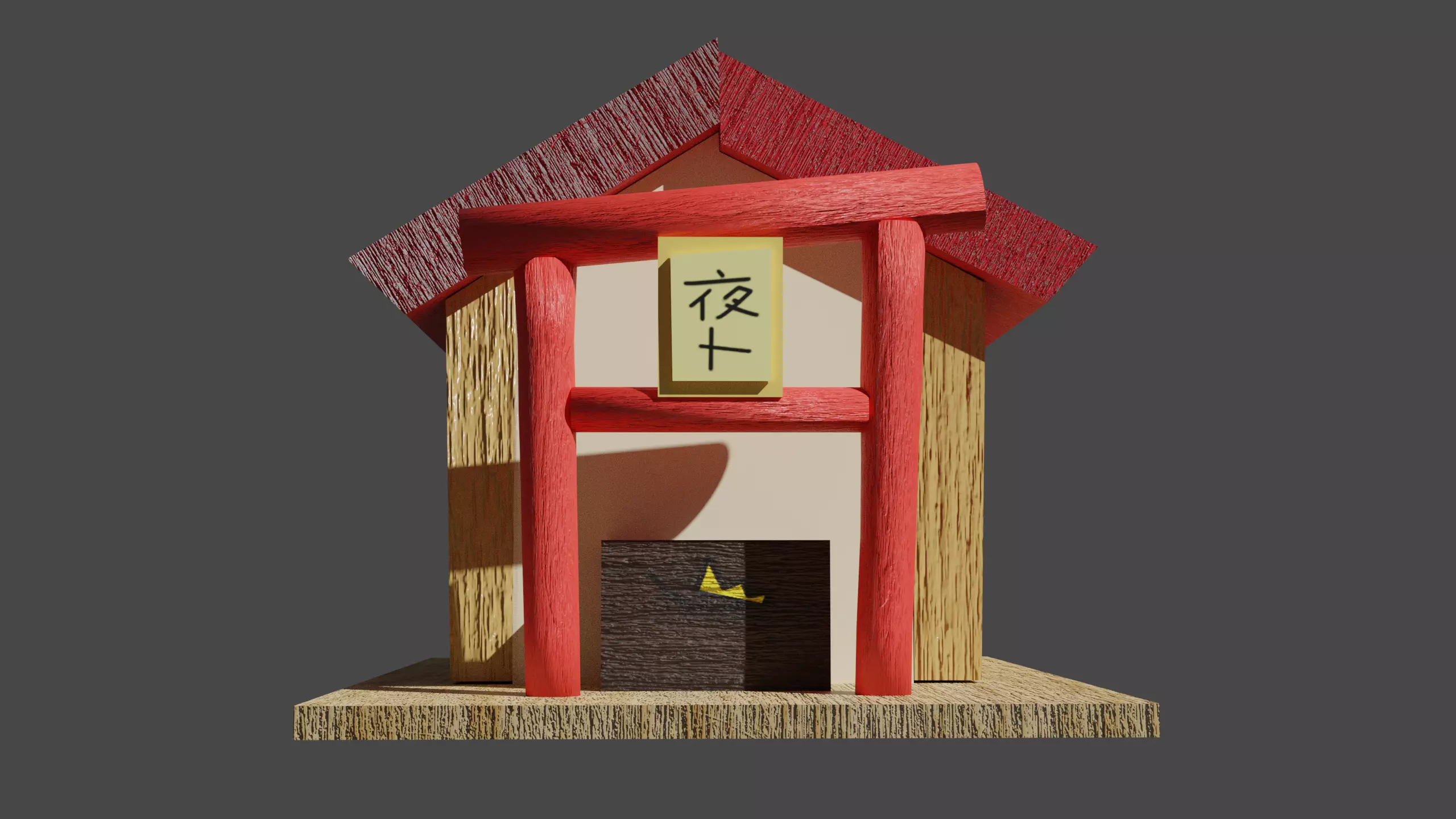 Yato Temple Free low-poly 3D model_0
