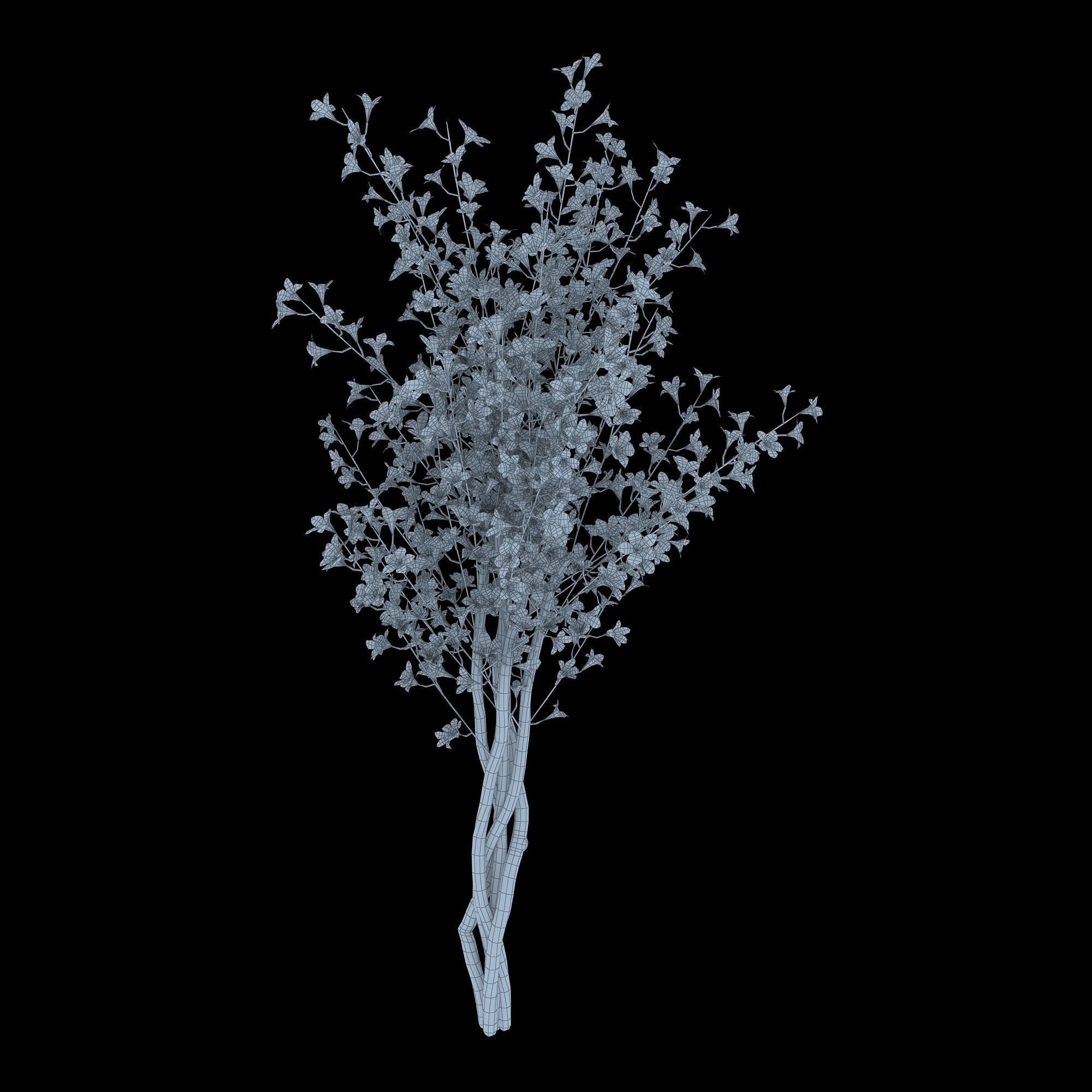Forest plants - Small trees 032 3D model_4