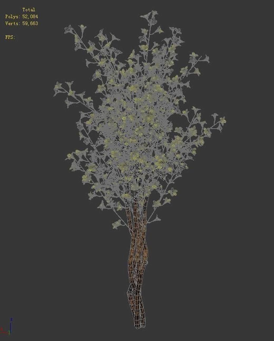 Forest plants - Small trees 032 3D model_3